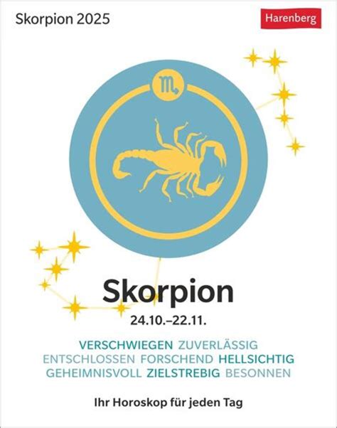 horoskop skorpion jeden tag|Entdecken Sie das heutige Horoskop für den Skorpion